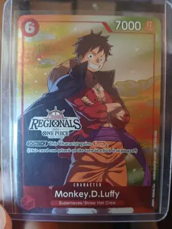 One Piece Monkey.D.Luffy P-001 Online Regional 2024 Vol. 2 Participant Promo NM - Image 2