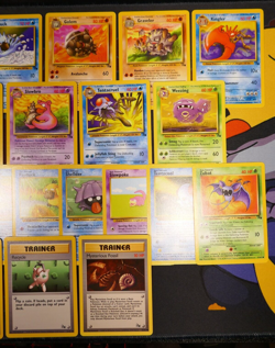 LP/MP (Unlimited) COMPLETE Pokemon FOSSIL Set Card UNCOMMON/COMMON Non-Holo 62 - Image 4