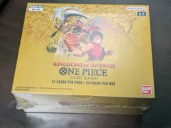 Bandai One Piece TCG: Kingdoms of Intrigue Booster Box (OP-04) 4549660954958 - Image 1
