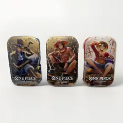 ONE PIECE CARD GAME - TIN PACK SET VOL. 2 (TS-02, OP13) x 3 READY TO SHIP FREE - Image 1