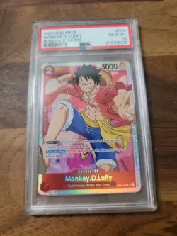 2022 One Piece Monkey D. Luffy Romance Dawn #024 PSA 10 GEM MINT - Image 1