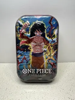 One Piece: English OP-10 Mini Tin Pack Set Vol. 1 (TS-01) Monkey Luffy Brand New - Image 1