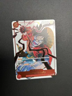 One Piece TCG Monkey D. Luffy 3rd Anniversary Winner ST01-012 - Great Condition - Image 1