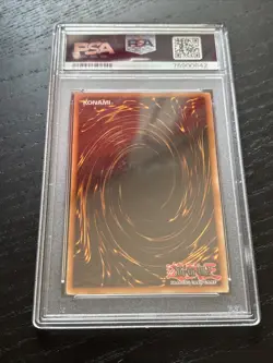 2003 Yu-Gi-Oh! Collector's Tin Dark Magician BPT-007 Secret Rare PSA 9 MINT - Image 2