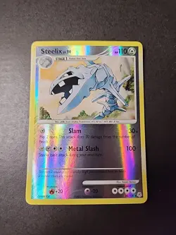 LP Steelix LV.50 Reverse Holo 38/130 Diamond and Pearl Pokemon Card - Image 1
