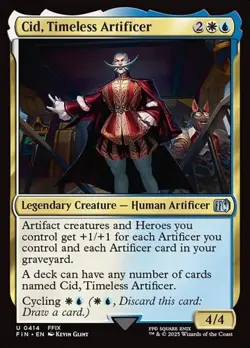 Cid, Timeless Artificer (#414) - Foil Final Fantasy LP MTG - Image 1