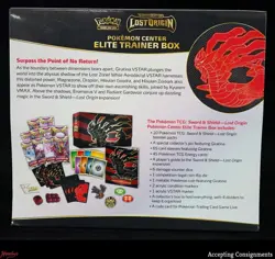 2022 Pokemon Center Sword & Shield Lost Origin Elite Trainer Box ETB Sealed - Image 2