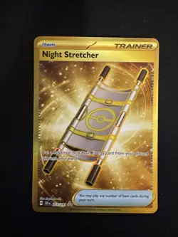 Night Stretcher 251/191 Pokemon TCG S&V Surging Sparks - NM Hyper Rare GOLD Holo - Image 2
