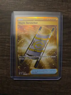 Pokemon TCG Night Stretcher Hyper Rare Holo Trainer 251/191 Surging Sparks Mint - Image 1