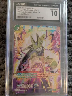 Dragon Ball Super Card Game - Cell, the Awakened BT17-146 SPR - CGC 10 - Image 1