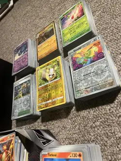 Huge Pokemon Card Lot Collection Uncommon Common Holo Rare 1300+ Bulk Lot - Image 3