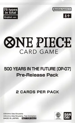 One Piece Card Game 500 Years in the Future OP07 Pre-Release Pack NEW/SEALED - Image 1