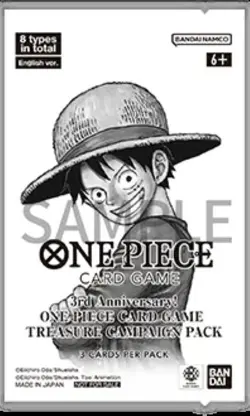 One Piece Card Game 3rd Anniversary Treasure Campaign Pack - Image 1