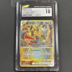 Pokemon TCG Giratina VSTAR Lost Origin Holo Rare #212 CGC 10 Graded Card - Image 1
