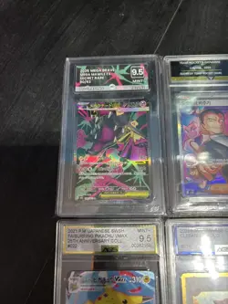 Pokemon Graded Cards x 10 PSA mix grading slab bundle job lot vintage pikachu - Image 3