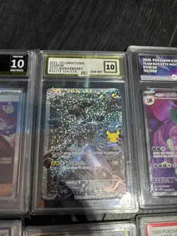 Pokemon Graded Cards x 10 PSA mix grading slab bundle job lot vintage pikachu - Image 5