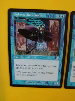 MTG Card. Aphetto Runecaster x2 Scourge Wizard - Image 4