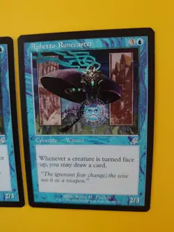 MTG Card. Aphetto Runecaster x2 Scourge Wizard - Image 5