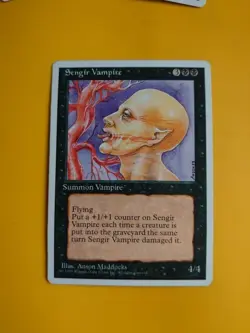 Sengir Vampire 4th Edition Magic the Gathering Card. Old Vintage - Image 1