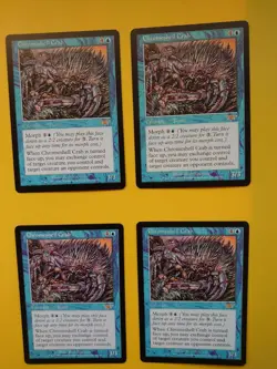 MTG Card. Chromeshell crab playset. Legions rare 4 cards - Image 1