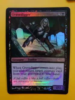 MTG Card. Gravedigger Zombie DCI Foil Promo as pics - Image 1
