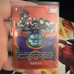 North Kai SB02-002 Dragon Ball Fusion World Card Game Alt Art - Image 1