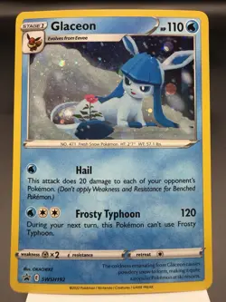 Glaceon SWSH192 - Holo Rare - Sword & Shield Promo Pokemon Card NM - Image 1