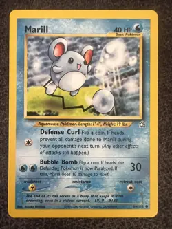 Marill 66/111 Common Pokemon Card NM - Image 1