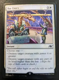 Bar Entry 290 UNF Galaxy Foil Common Unfinity Magic: The Gathering - Image 1