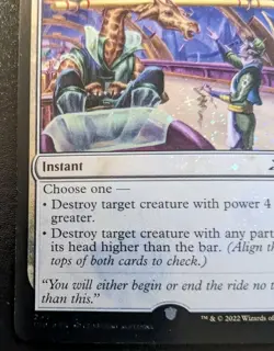 Bar Entry 290 UNF Galaxy Foil Common Unfinity Magic: The Gathering - Image 4