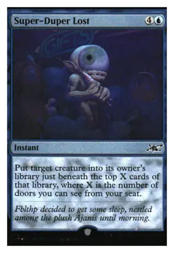 Super-Duper Lost (Galaxy Foil) Unfinity MTG - NM+ - Image 1