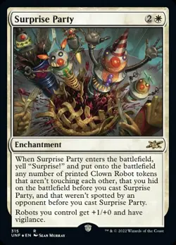 1x Surprise Party - Galaxy Foil NM-Mint, English Unfinity MTG Magic - Image 1