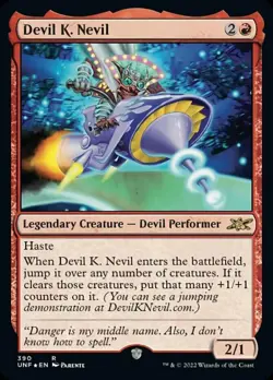 1x Devil K. Nevil - Galaxy Foil NM-Mint, English Unfinity MTG Magic - Image 1