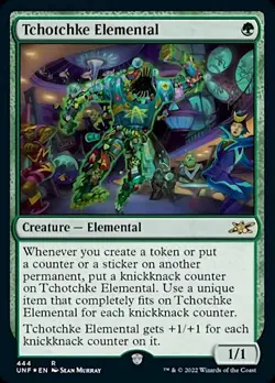 1x Tchotchke Elemental - Galaxy Foil NM-Mint, English Unfinity MTG Magic - Image 1
