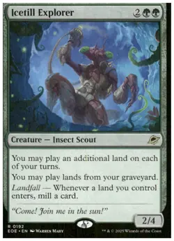 MTG Edge of Eternities #192 Icetill Explorer - Image 1