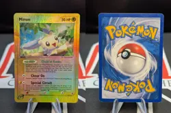 MINUN 7/97 REVERSE HOLO EX DRAGON POKEMON TCG DAMAGED READ - Image 3