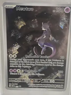2023 POKEMON SVP EN-SV BLACK STAR PROMO 151 ULTRA-PREM COLL #052 MEWTWO PSA 9 - Image 2