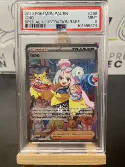 2023 Pokemon Iono 269/193 SIR Paldea Evolved PSA 9 Mint - Image 1