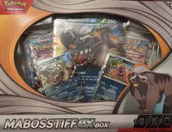 Pokemon Factory Sealed Mabostiff Ex Box With 4 Booster Packs Promo NEW TCG RARE! - Image 1