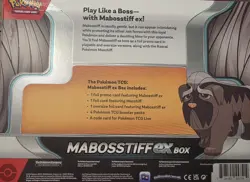 Pokemon Factory Sealed Mabostiff Ex Box With 4 Booster Packs Promo NEW TCG RARE! - Image 2