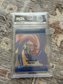 2004 Topps Pokemon Venusaur Advanced Challenge Pop-Ups PSA 5 - Image 2