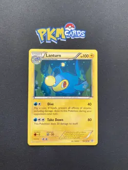 Pokemon TCG Lanturn Primal Clash 58/160 Regular LP. - Image 1