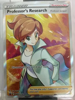Pokemon Bird Keeper 066/072 Professor’s Research SWSH152 Full Art Holo - Image 4