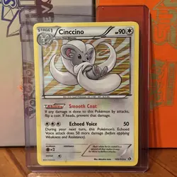 Cinccino Holo Rare 105/113 - Pokemon TCG Black & White Legendary Treasures - NM - Image 1