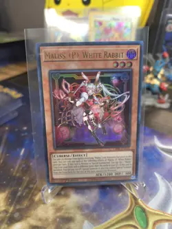 Yu-Gi-Oh! Maliss P White Rabbit Ultra Rare NM-M 1st Edition CRBR-EN015 - Image 1