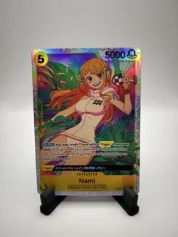 One Piece TCG Nami SR OP08-106 Two Legends Holo NEAR MINT - Image 1