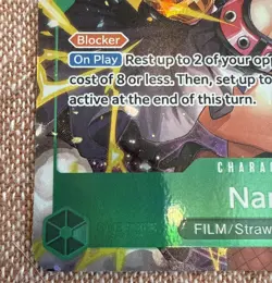 One Piece TCG English OP14-031 Nami Alt Art Parallel - Image 5