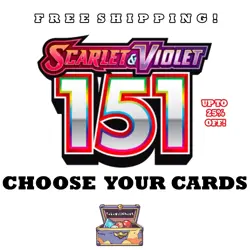 Pokemon Card TCG Scarlet & Violet 151 Reverse Holo & Holo, CHOOSE PICK YOUR CARD - Image 1