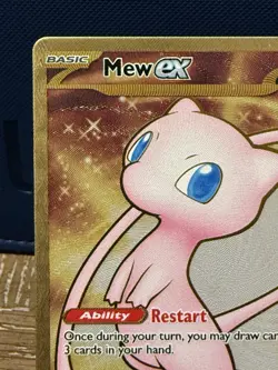 Pokemon TCG Mew EX 151 Metal Card Double Rare 205/165 Near Mint - Image 3