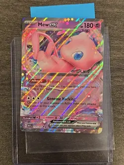 Mew ex 151/165 Double Rare Pokemon 151 Card Near Mint English - Image 1